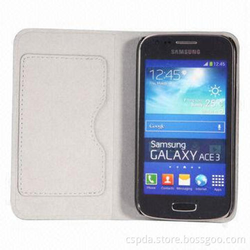Latest Slim Wallet-shaped Mobile Phone Cases for Samsung Galaxy Ace 3, OEM and ODM Orders Welcomed